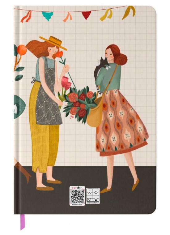 دفتر رحلی سایز A4 خط دار مسترنوت کد 3