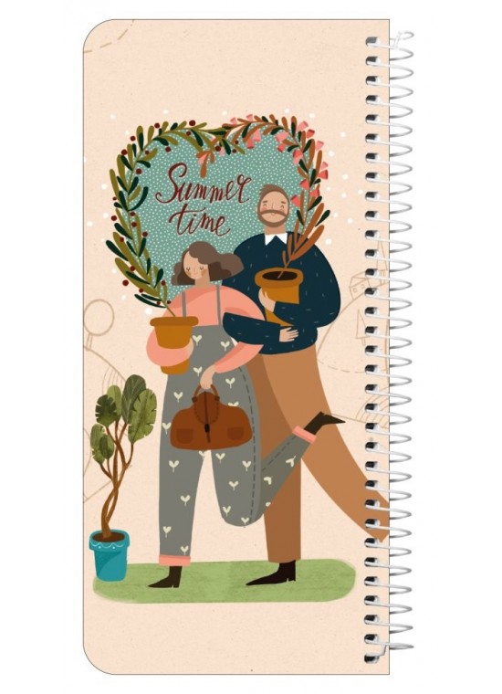 دفتر یادداشت سیمی پالتویی مسترنوت  کد 26