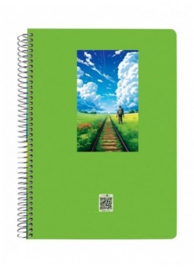 دفتر 100 برگ جلد سخت کد 17