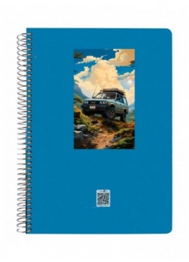 دفتر 100 برگ جلد سخت کد 18