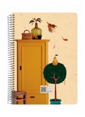 دفتر 100 برگ جلد سخت کد 37