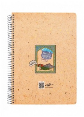 دفتر 100 برگ جلد سخت کد 41