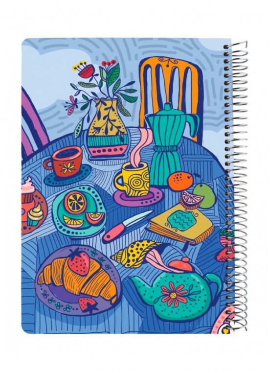 دفتر وزیری 100 برگ سیمی جلد سخت مسترنوت