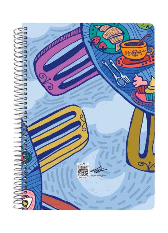 دفتر وزیری 100 برگ سیمی جلد سخت مسترنوت