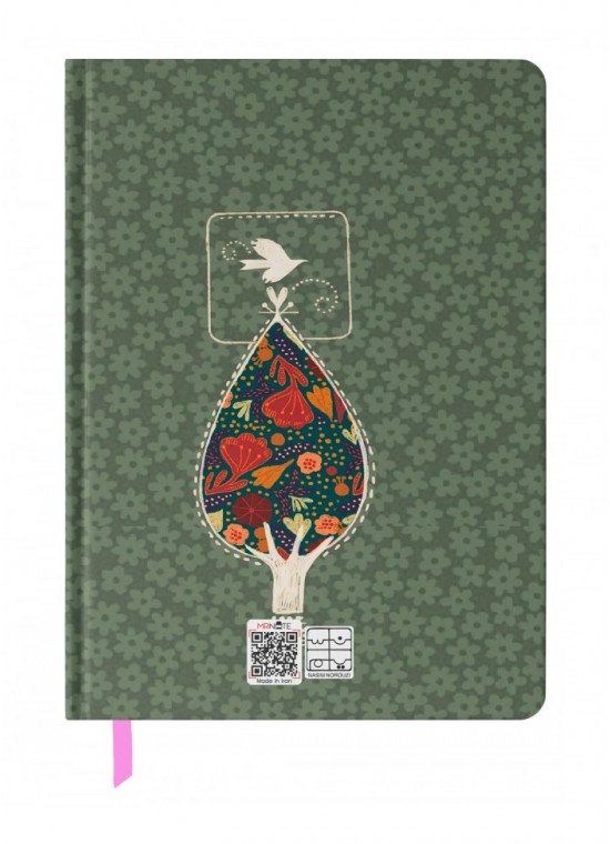 دفتر رقعی بی خط (طراحی) مسترنوت کد 1