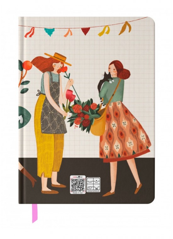 دفتر رقعی بی خط (طراحی) مسترنوت کد 1