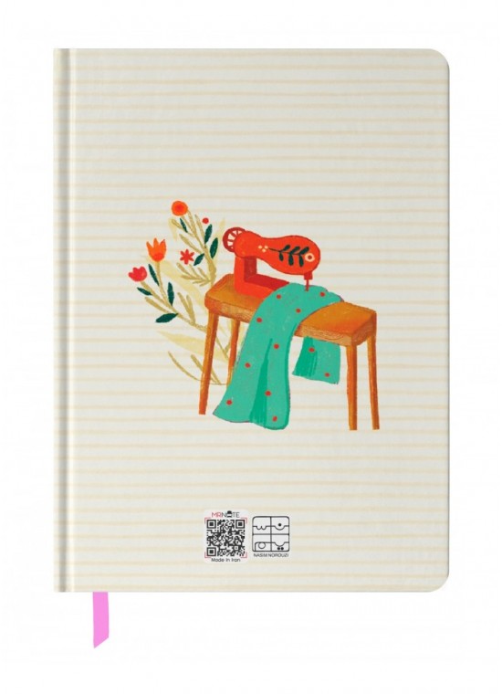 دفتر رقعی بی خط (طراحی) مسترنوت کد 1