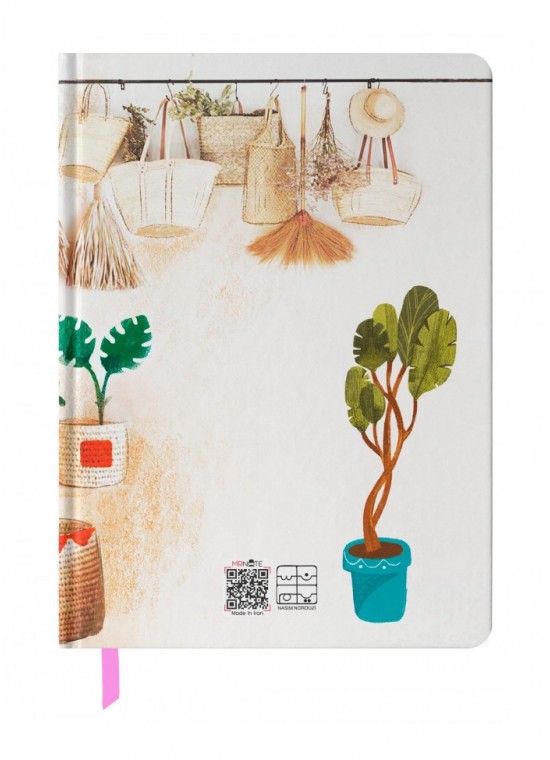 دفتر رقعی بی خط (طراحی) مسترنوت کد 1