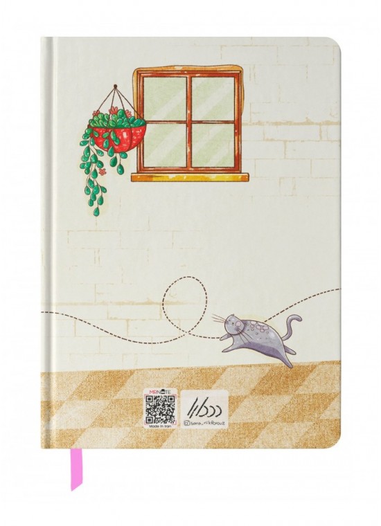 دفتر رقعی بی خط (طراحی) مسترنوت کد 1