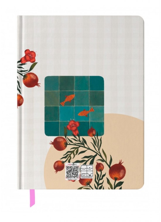 دفتر رقعی بی خط (طراحی) مسترنوت کد 1