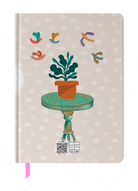 دفتر رقعی بی خط (طراحی) مسترنوت کد 1