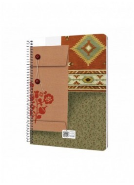 دفتر سیمی سایز A4 کد 5