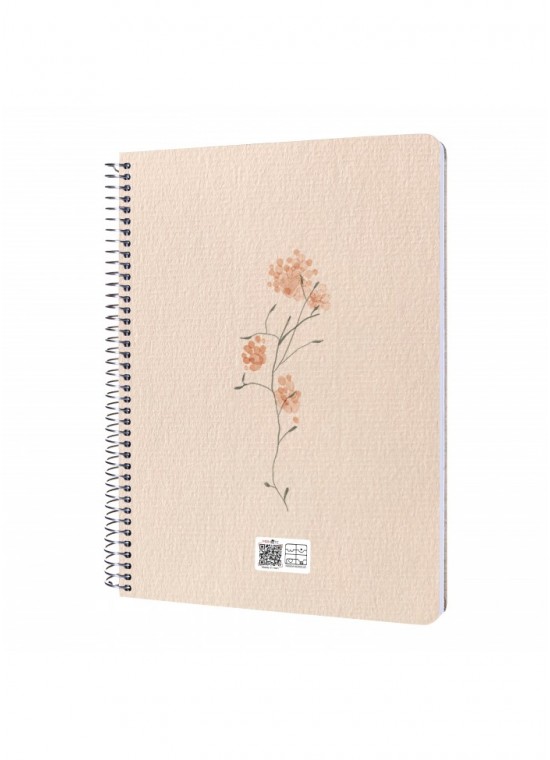 دفتر رحلی سیمی خطدار  سایز A4 مسترنوت کد 11