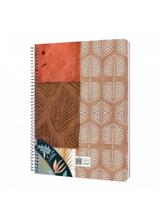 دفتر رحلی سیمی خطدار  سایز A4 مسترنوت کد 16