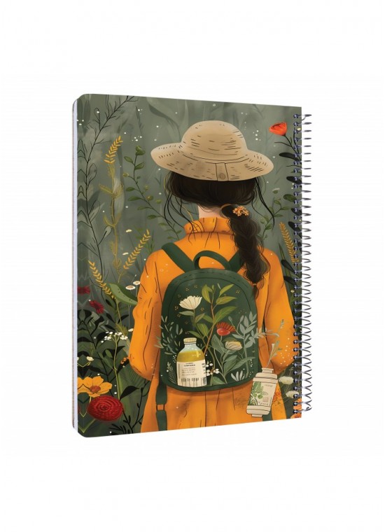 دفتر رحلی سیمی خطدار  سایز A4 مسترنوت کد 32