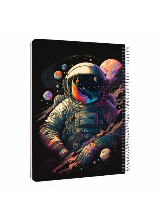 دفتر رحلی سیمی خطدار  سایز A4 مسترنوت کد 39