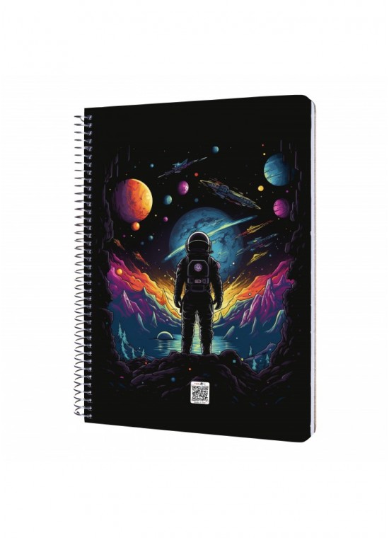 دفتر رحلی سیمی خطدار  سایز A4 مسترنوت کد 39