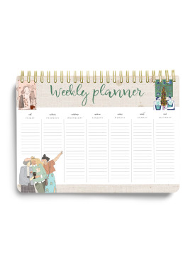 پلنر هفتگی رومیزیA4 کد 06