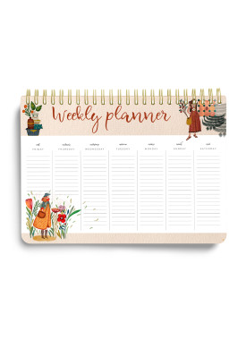 پلنر هفتگی رومیزیA4 کد 07