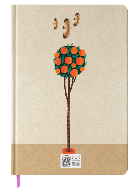 دفتر رحلی سایز A4 بی خط مسترنوت