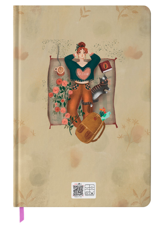 دفتر رحلی سایز A4 بی خط مسترنوت