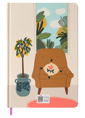 دفتر بی خط سایز A4 کد 97