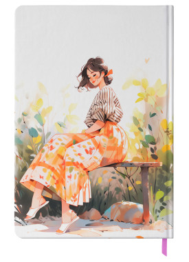 دفتر رحلی سایز A4 بی خط مسترنوت