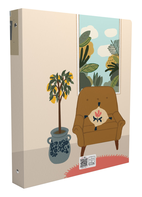 دفتر کلاسوری 26 حلقه 100 برگ