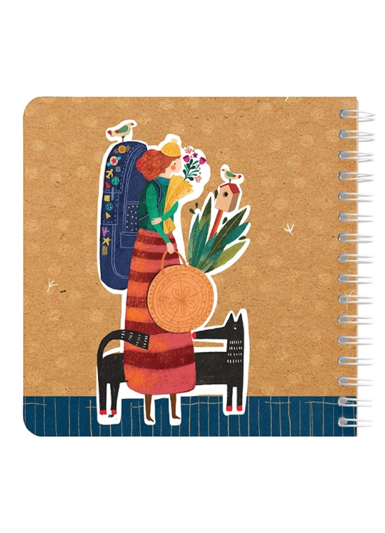 دفتر یادداشت مربع جلد سخت مسترنوت