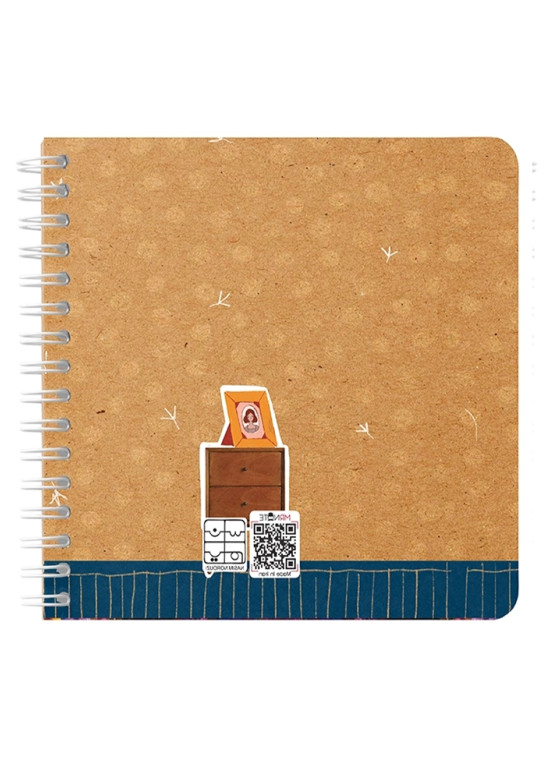 دفتر یادداشت مربع جلد سخت مسترنوت