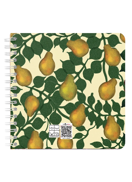 دفتر یادداشت مربع جلد سخت مسترنوت