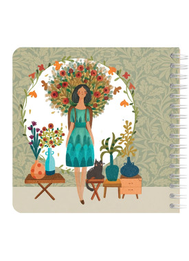 دفتر یادداشت مربع جلد سخت مسترنوت