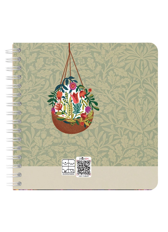 دفتر یادداشت مربع جلد سخت مسترنوت