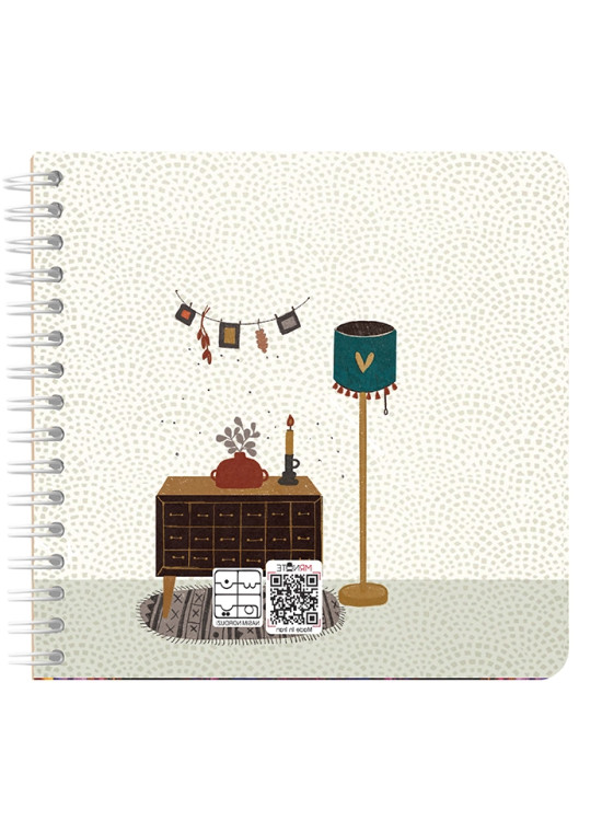 دفتر یادداشت مربع جلد سخت مسترنوت