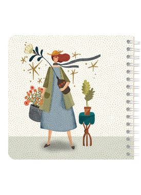 دفتر یادداشت مربع جلد سخت مسترنوت