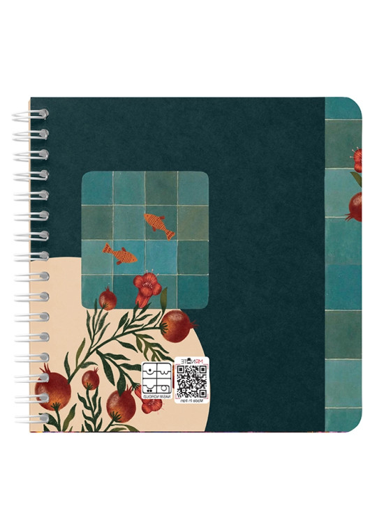 دفتر یادداشت مربع جلد سخت مسترنوت