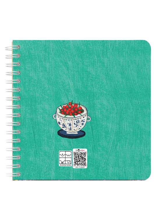 دفتر یادداشت مربع جلد سخت مسترنوت