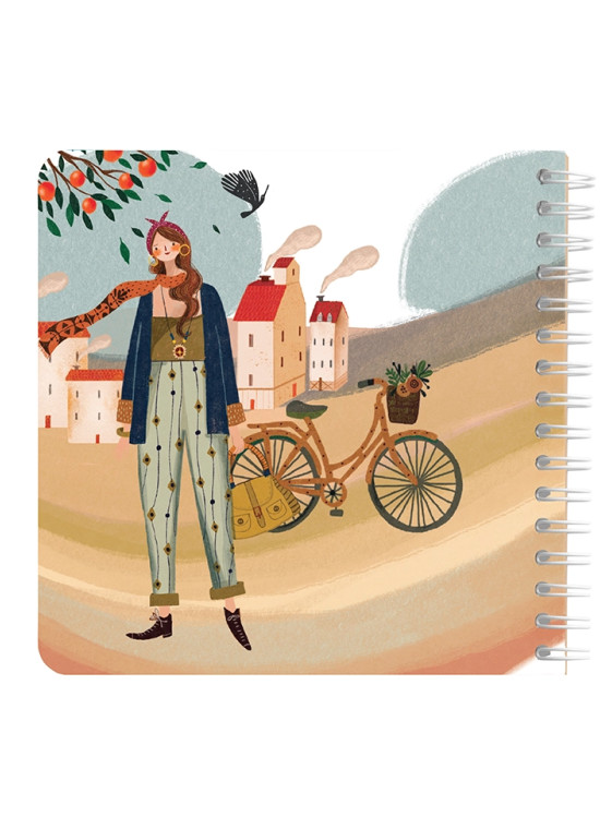 دفتر یادداشت مربع جلد سخت مسترنوت