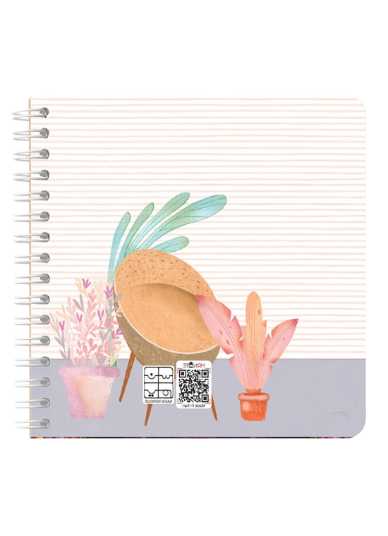 دفتر یادداشت مربع جلد سخت مسترنوت