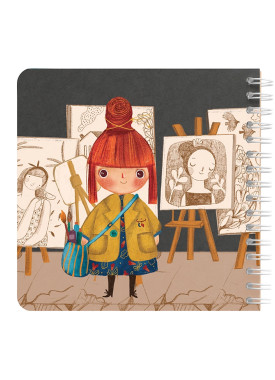 دفتر یادداشت مربع جلد سخت مسترنوت