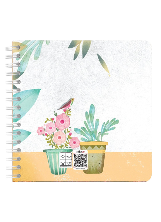 دفتر یادداشت مربع جلد سخت مسترنوت