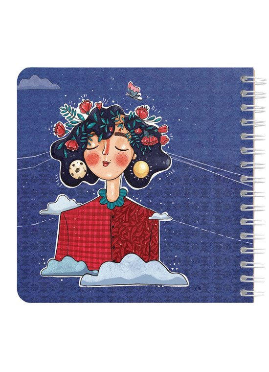 دفتر یادداشت مربع جلد سخت مسترنوت