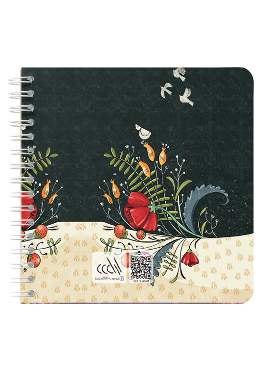 دفتر یادداشت مربع جلد سخت مسترنوت