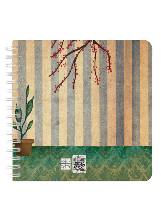 دفتر یادداشت مربع جلد سخت مسترنوت