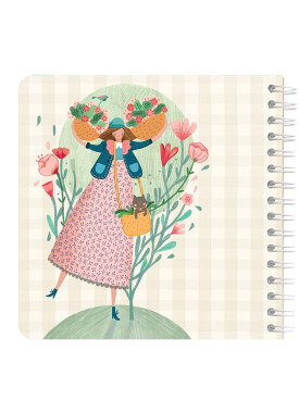 دفتر یادداشت مربع جلد سخت مسترنوت