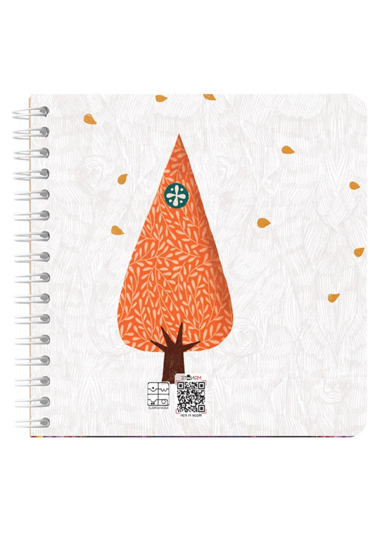 دفتر یادداشت مربع جلد سخت مسترنوت