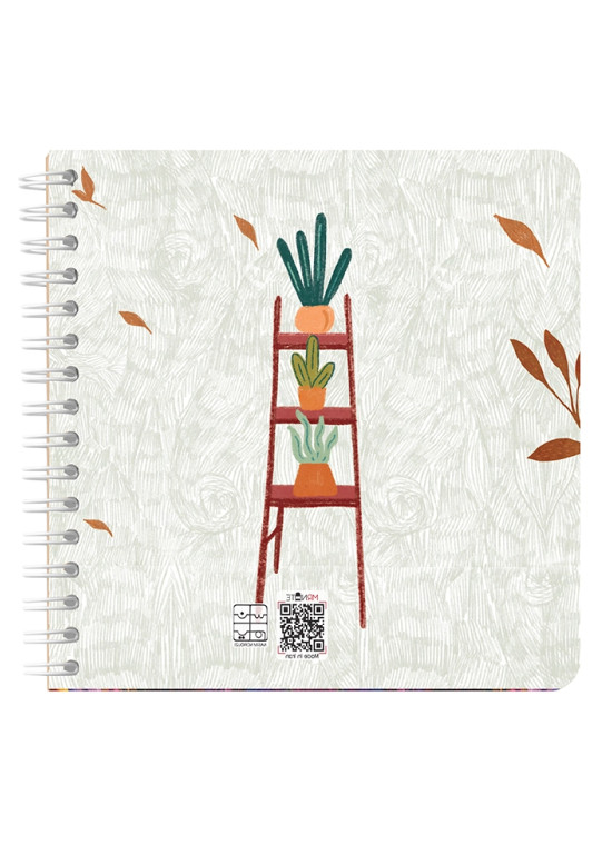 دفتر یادداشت مربع جلد سخت مسترنوت