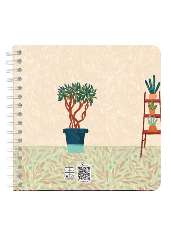 دفتر یادداشت مربع جلد سخت مسترنوت