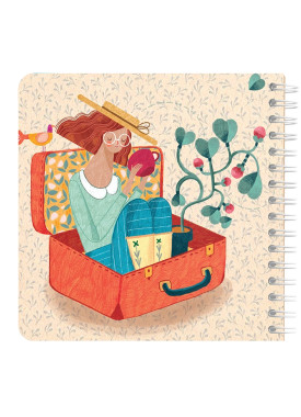 دفتر یادداشت مربع جلد سخت مسترنوت