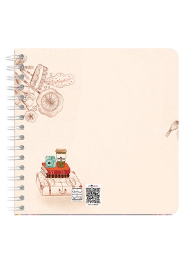 دفتر یادداشت مربع سیمی کد 32